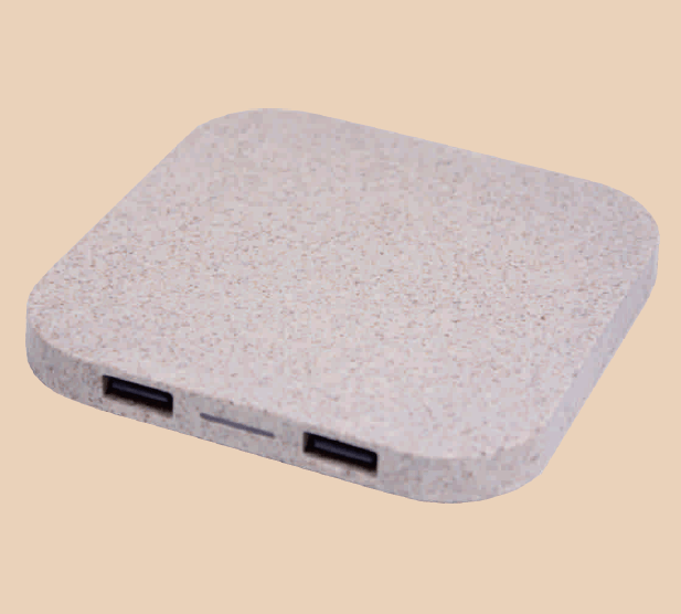 ECO CHARGE SQUARE - Ładowarka indukcyjna wykonana z materiałów biodegradowalnych