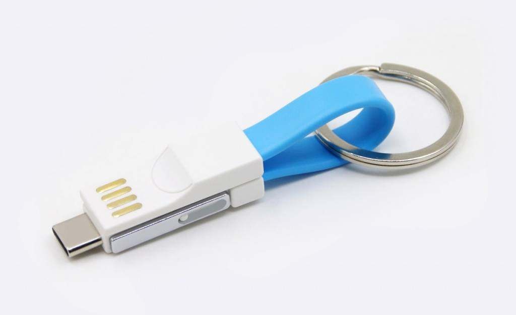 POW - Brelok i przewód USB do ładowania 3 w 1