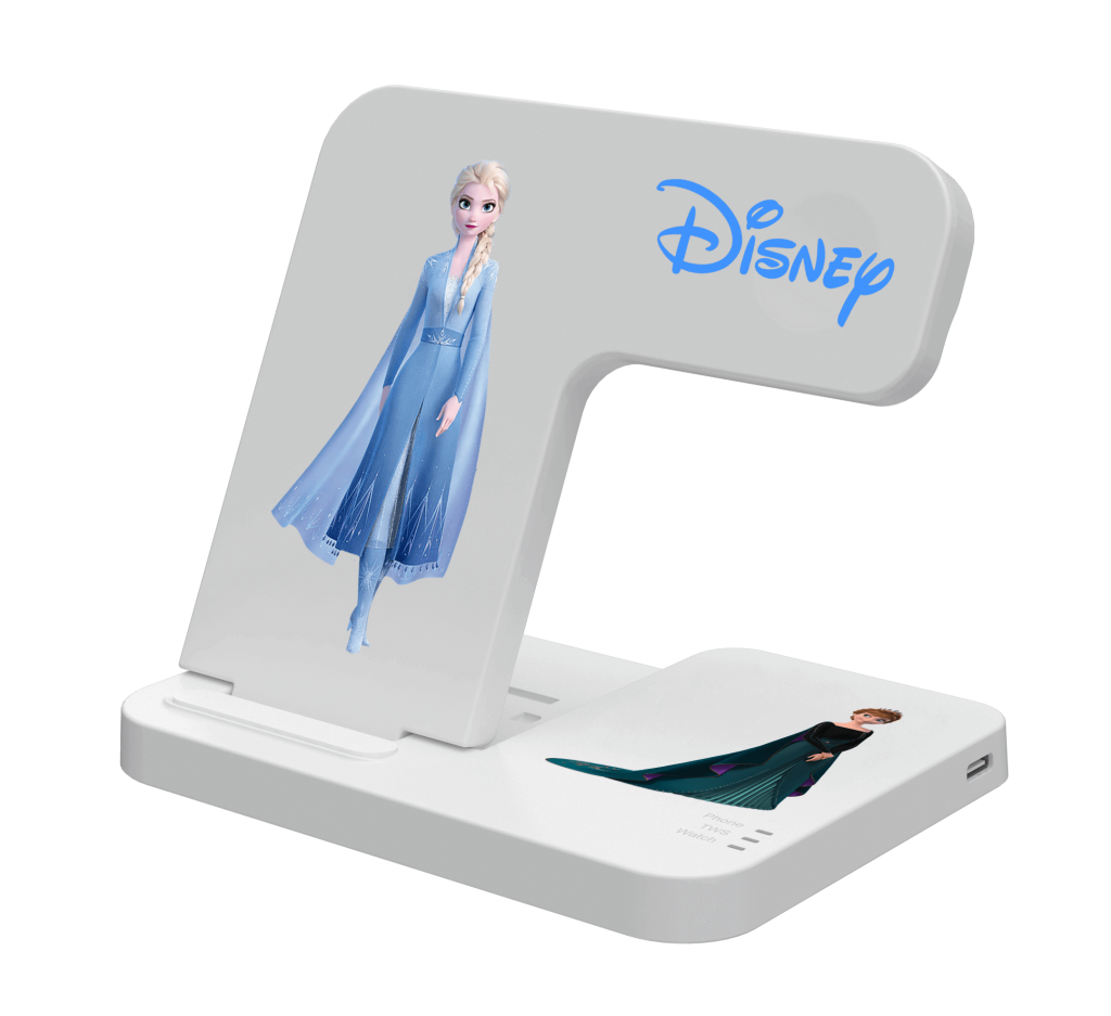 POWERDESK - Składana ładowarka bezprzewodowa 3 w 1 o mocy 15W