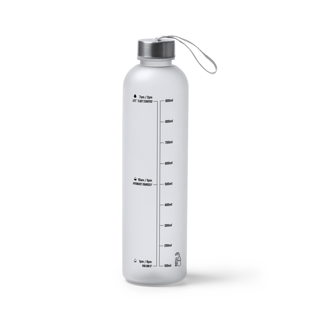 YOGER - Butelka z tritanu z zakrętką z paskiem do przenoszenia