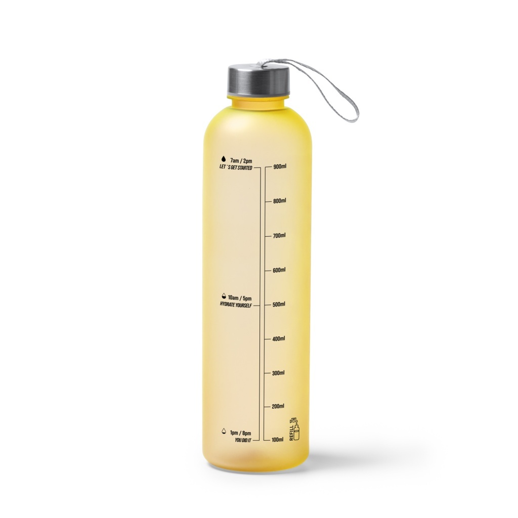 YOGER - Butelka z tritanu z zakrętką z paskiem do przenoszenia