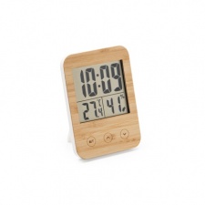 CELSIUS - Stacja pogodowa z frontem z bambusa