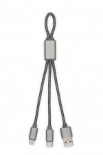 TRIDENT - Wzmocniony kabel USB 3 w 1, 190 mm