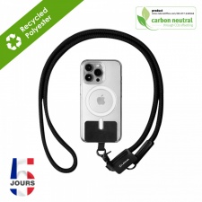 WEI - Smycz do telefonu wykonana z poliestru z recyklingu