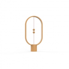 Heng Balance Lamp Ellipse Wood - Lampa z lewitującym włącznikiem