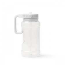 METZER - Bidon z PETG ze słomką i uchwytem, 1,5l